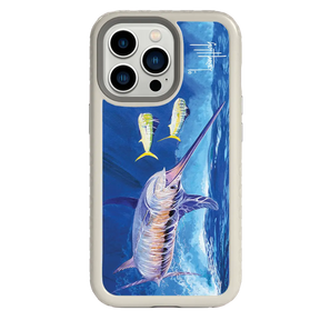 Guy Harvey Fortitude Series for Apple iPhone 13 Pro - Bullseye Sword - Custom Case - Gray - cellhelmet