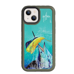 Guy Harvey Fortitude Series for Apple iPhone 13 Pro - El Dorado II - Custom Case - OliveDrabGreen - cellhelmet