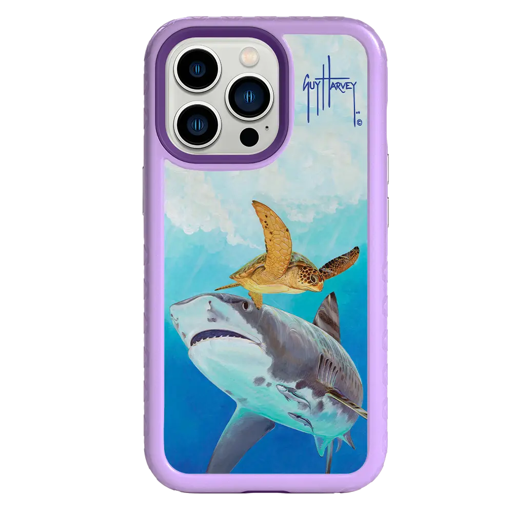 Guy Harvey Fortitude Series for Apple iPhone 13 Pro - Eye of the Tiger - Custom Case - LilacBlossom - cellhelmet