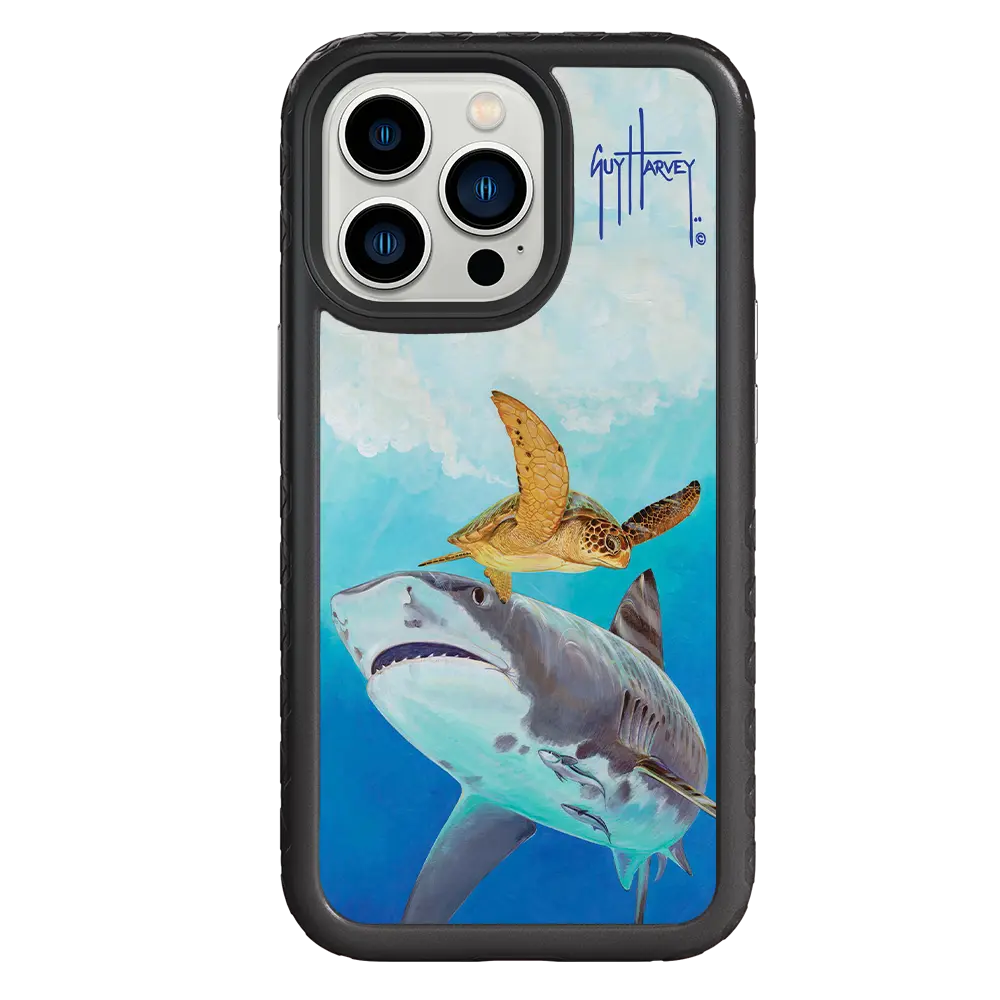 Guy Harvey Fortitude Series for Apple iPhone 13 Pro - Eye of the Tiger - Custom Case - OnyxBlack - cellhelmet