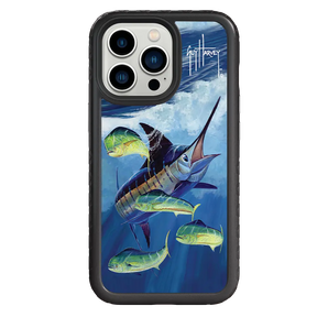 Guy Harvey Fortitude Series for Apple iPhone 13 Pro - Four Play - Custom Case - OnyxBlack - cellhelmet