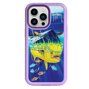 Guy Harvey Fortitude Series for Apple iPhone 13 Pro - Golden Prize - Custom Case - LilacBlossom - cellhelmet
