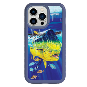 Guy Harvey Fortitude Series for Apple iPhone 13 Pro - Golden Prize - Custom Case - SlateBlue - cellhelmet