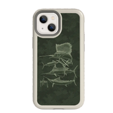 Guy Harvey Fortitude Series for Apple iPhone 13 Pro - Green Camo - Custom Case - Gray - cellhelmet