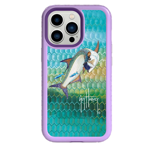 Guy Harvey Fortitude Series for Apple iPhone 13 Pro - Tarpon Skin - Custom Case - LilacBlossom - cellhelmet