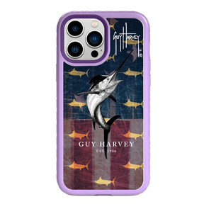 Guy Harvey Fortitude Series for Apple iPhone 13 Pro Max - American Marlin - Custom Case - LilacBlossom - cellhelmet