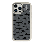 Guy Harvey Fortitude Series for Apple iPhone 13 Pro Max - Black Scribbler - Custom Case - Gray - cellhelmet