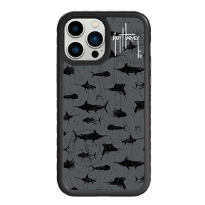 Guy Harvey Fortitude Series for Apple iPhone 13 Pro Max - Black Scribbler - Custom Case - OnyxBlack - cellhelmet