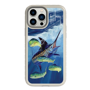 Guy Harvey Fortitude Series for Apple iPhone 13 Pro Max - Four Play - Custom Case - Gray - cellhelmet