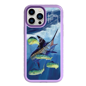 Guy Harvey Fortitude Series for Apple iPhone 13 Pro Max - Four Play - Custom Case - LilacBlossom - cellhelmet