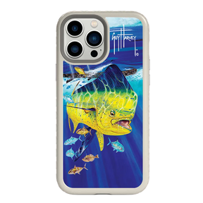 Guy Harvey Fortitude Series for Apple iPhone 13 Pro Max - Golden Prize - Custom Case - Gray - cellhelmet