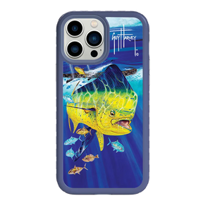 Guy Harvey Fortitude Series for Apple iPhone 13 Pro Max - Golden Prize - Custom Case - SlateBlue - cellhelmet