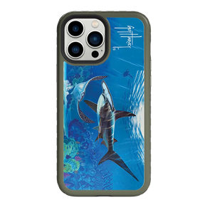 Guy Harvey Fortitude Series for Apple iPhone 13 Pro Max - Hammer Down - Custom Case - OliveDrabGreen - cellhelmet