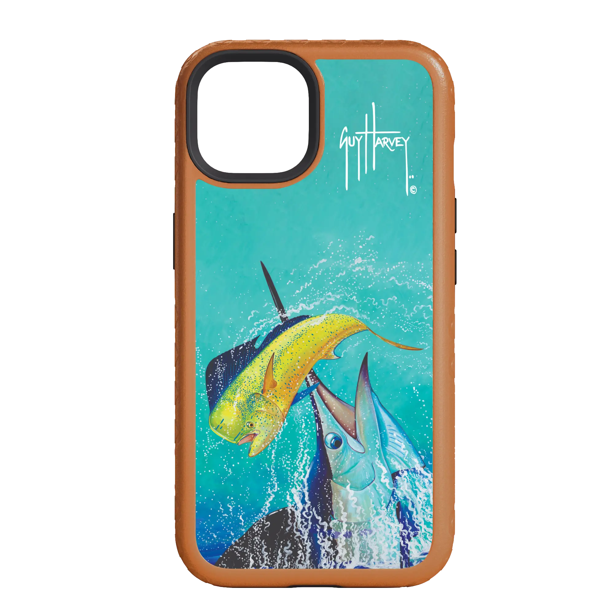 Guy Harvey Fortitude Series for Apple iPhone 14 - El Dorado II - Custom Case - PumpkinSpice - cellhelmet