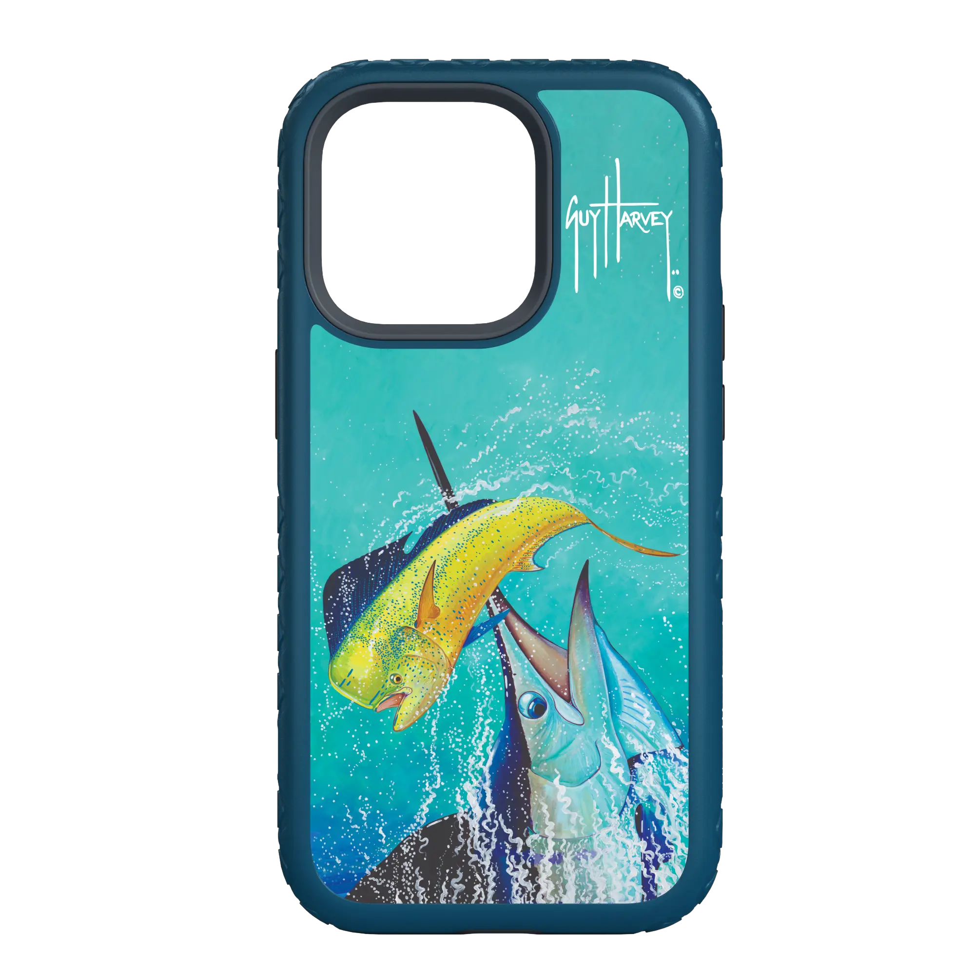 Guy Harvey Fortitude Series for Apple iPhone 14 Plus - El Dorado II - Custom Case - DeepSeaBlue - cellhelmet