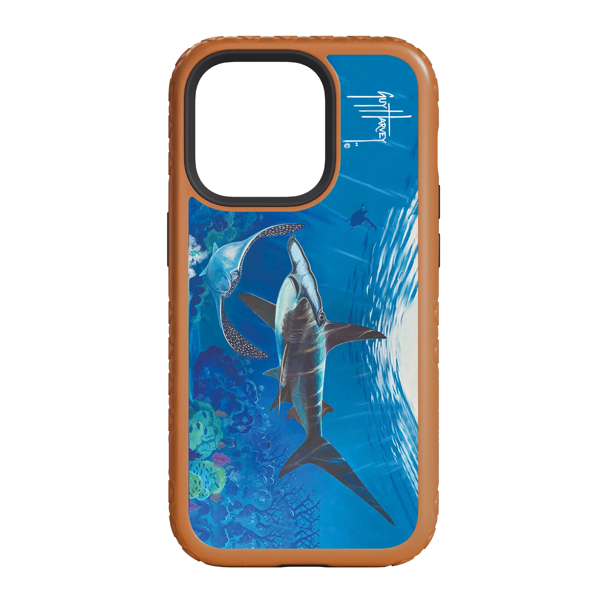 Guy Harvey Fortitude Series for Apple iPhone 14 Plus - Hammer Down - Custom Case - PumpkinSpice - cellhelmet