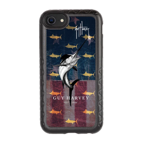 Guy Harvey Fortitude Series for Apple iPhone SE (2020) /6/7/8 - American Marlin - Custom Case - OnyxBlack - cellhelmet