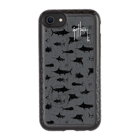 Guy Harvey Fortitude Series for Apple iPhone SE (2020) /6/7/8 - Black Scribbler - Custom Case - OnyxBlack - cellhelmet