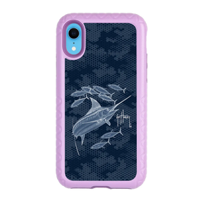 Guy Harvey Fortitude Series for Apple iPhone SE (2020) /6/7/8 - Blue Camo - Custom Case - LilacBlossom - cellhelmet