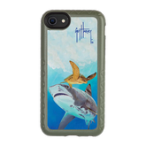 Guy Harvey Fortitude Series for Apple iPhone SE (2020) /6/7/8 - Eye of the Tiger - Custom Case - OliveDrabGreen - cellhelmet