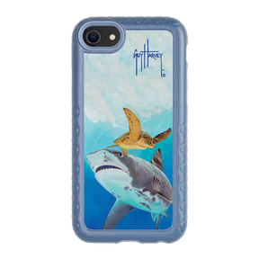 Guy Harvey Fortitude Series for Apple iPhone SE (2020) /6/7/8 - Eye of the Tiger - Custom Case - SlateBlue - cellhelmet