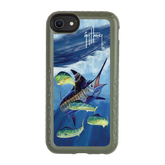 Guy Harvey Fortitude Series for Apple iPhone SE (2020) /6/7/8 - Four Play - Custom Case - OliveDrabGreen - cellhelmet