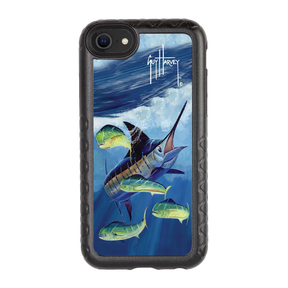Guy Harvey Fortitude Series for Apple iPhone SE (2020) /6/7/8 - Four Play - Custom Case - OnyxBlack - cellhelmet