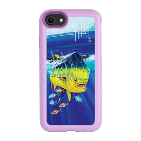 Guy Harvey Fortitude Series for Apple iPhone SE (2020) /6/7/8 - Golden Prize - Custom Case - LilacBlossom - cellhelmet