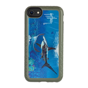 Guy Harvey Fortitude Series for Apple iPhone SE (2020) /6/7/8 - Hammer Down - Custom Case - OliveDrabGreen - cellhelmet