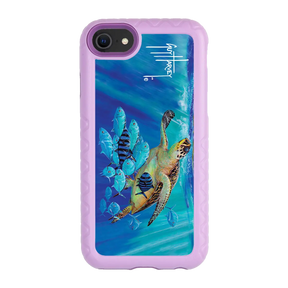 Guy Harvey Fortitude Series for Apple iPhone SE (2020) /6/7/8 - Hawksbill Caravan - Custom Case - LilacBlossom - cellhelmet