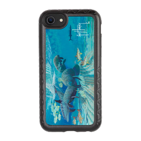 Guy Harvey Fortitude Series for Apple iPhone SE (2020) /6/7/8 - Manatee Pass - Custom Case - OnyxBlack - cellhelmet