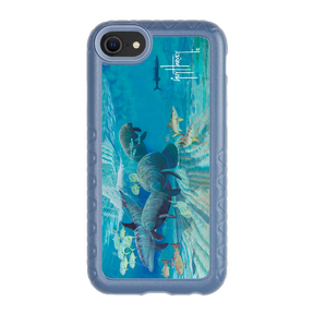 Guy Harvey Fortitude Series for Apple iPhone SE (2020) /6/7/8 - Manatee Pass - Custom Case - SlateBlue - cellhelmet