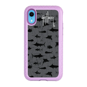 Guy Harvey Fortitude Series for Apple iPhone XR - Black Scribbler - Custom Case - LilacBlossom - cellhelmet