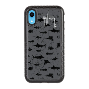 Guy Harvey Fortitude Series for Apple iPhone XR - Black Scribbler - Custom Case - OliveDrabGreen - cellhelmet
