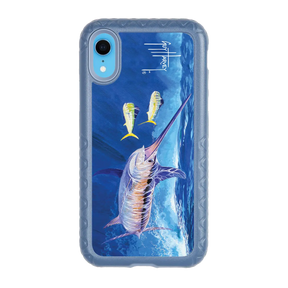Guy Harvey Fortitude Series for Apple iPhone XR - Bullseye Sword - Custom Case - SlateBlue - cellhelmet