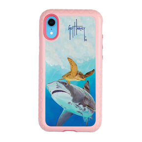 Guy Harvey Fortitude Series for Apple iPhone XR - Eye of the Tiger - Custom Case - PinkMagnolia - cellhelmet