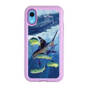Guy Harvey Fortitude Series for Apple iPhone XR - Four Play - Custom Case - LilacBlossom - cellhelmet