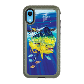 Guy Harvey Fortitude Series for Apple iPhone XR - Golden Prize - Custom Case - OliveDrabGreen - cellhelmet