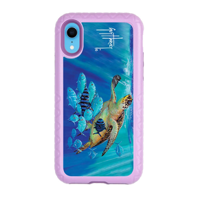 Guy Harvey Fortitude Series for Apple iPhone XR - Hawksbill Caravan - Custom Case - LilacBlossom - cellhelmet
