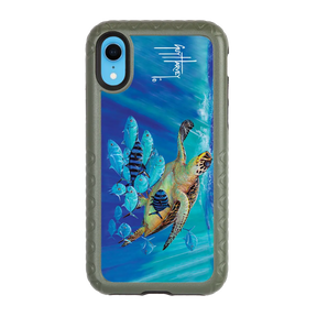 Guy Harvey Fortitude Series for Apple iPhone XR - Hawksbill Caravan - Custom Case - OliveDrabGreen - cellhelmet