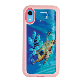 Guy Harvey Fortitude Series for Apple iPhone XR - Hawksbill Caravan - Custom Case - PinkMagnolia - cellhelmet