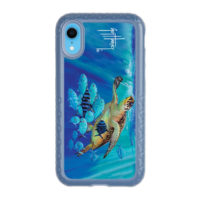 Guy Harvey Fortitude Series for Apple iPhone XR - Hawksbill Caravan - Custom Case - SlateBlue - cellhelmet