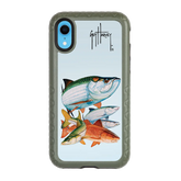 Guy Harvey Fortitude Series for Apple iPhone XR - Inshore Collage - Custom Case - OliveDrabGreen - cellhelmet