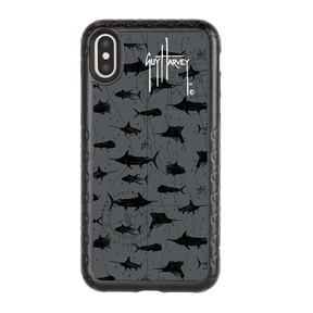 Guy Harvey Fortitude Series for Apple iPhone XS Max - Black Scribbler - Custom Case - OnyxBlack - cellhelmet