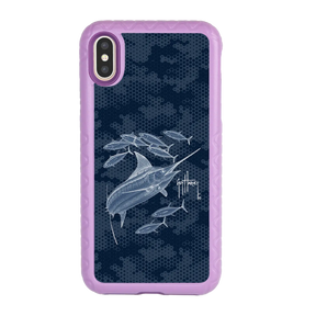 Guy Harvey Fortitude Series for Apple iPhone XS Max - Blue Camo - Custom Case - LilacBlossom - cellhelmet