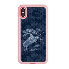 Guy Harvey Fortitude Series for Apple iPhone XS Max - Blue Camo - Custom Case - PinkMagnolia - cellhelmet