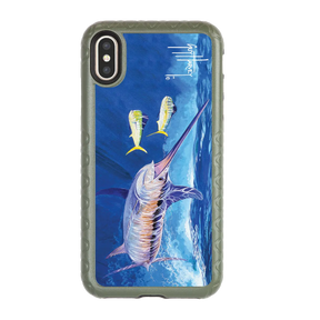 Guy Harvey Fortitude Series for Apple iPhone XS Max - Bullseye Sword - Custom Case - OliveDrabGreen - cellhelmet