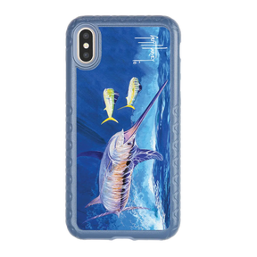 Guy Harvey Fortitude Series for Apple iPhone XS Max - Bullseye Sword - Custom Case - SlateBlue - cellhelmet
