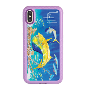 Guy Harvey Fortitude Series for Apple iPhone XS Max - Dolphin Oasis - Custom Case - LilacBlossom - cellhelmet