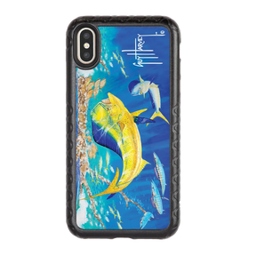 Guy Harvey Fortitude Series for Apple iPhone XS Max - Dolphin Oasis - Custom Case - OnyxBlack - cellhelmet